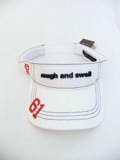 SIMPLE LOGO VISOR ( ホワイト) ロゴ入りサンバイザー  RSA-21013