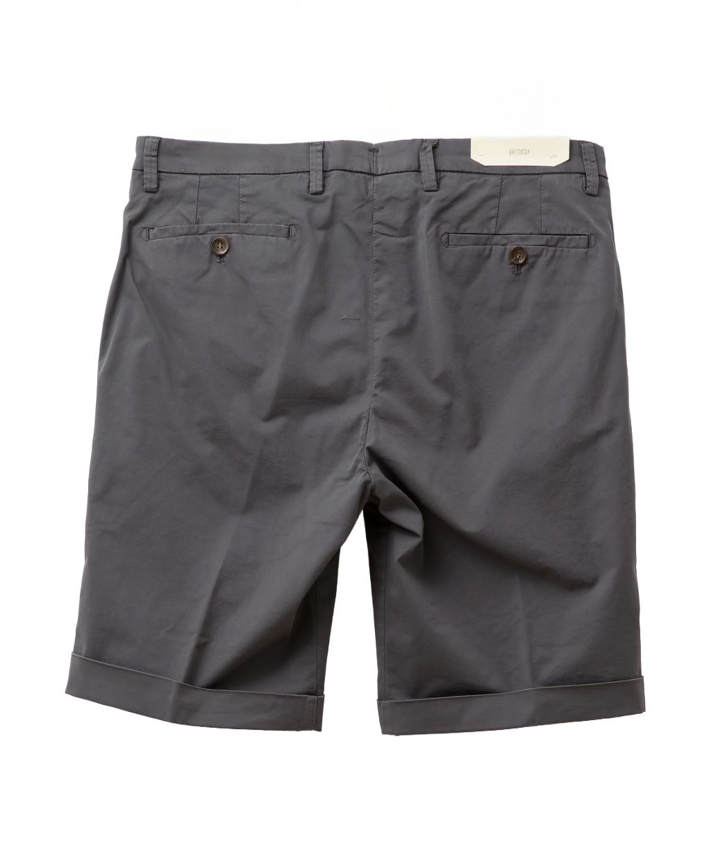 BRIGLIA 1949   ( グレー ) コットンストレッチ ワンプリーツスリムショーツ