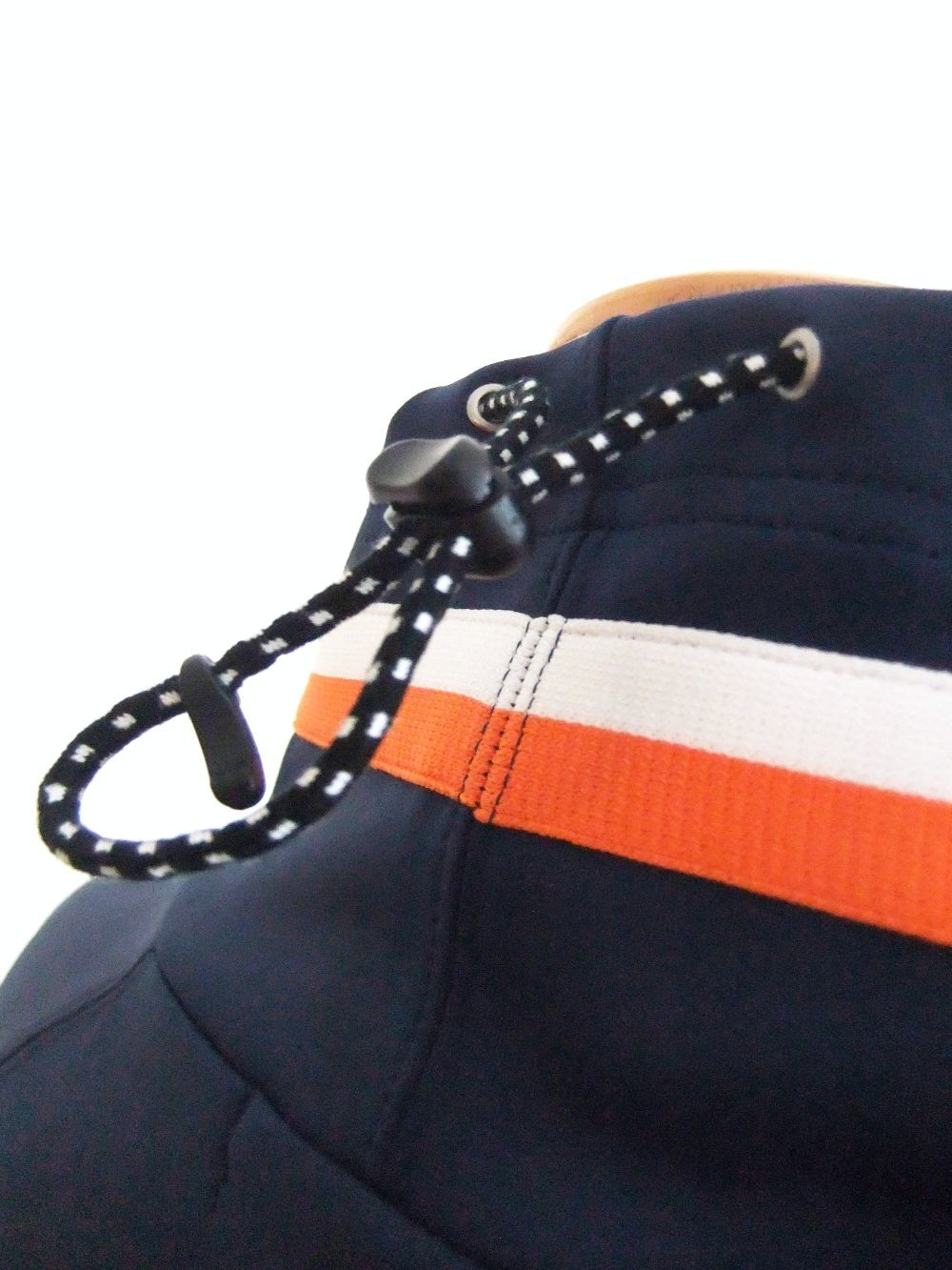 TRICOLOR OFF TURTLE (ネイビー) ロゴ入りオフタートル   RSM-25210