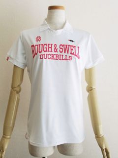 【LADIES】DUCKBILLS SKIPPER W.  (ホワイト)   半袖スキッパーポロ  RSL-21012
