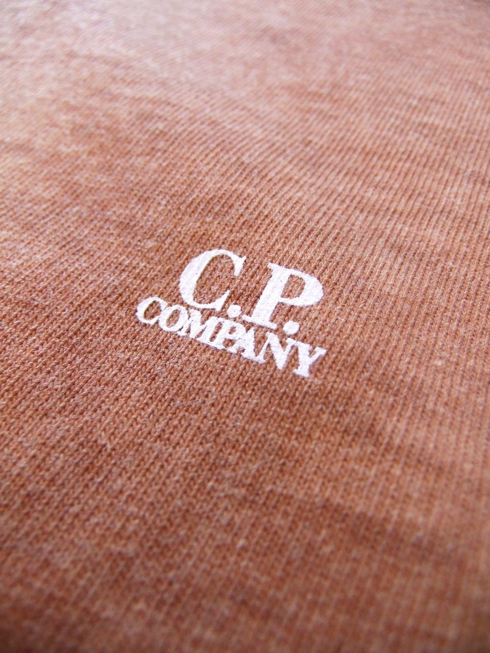 I.C.E. Garment Dyed Logo T-Shirt  スモール ロゴTシャツ  (オレンジ)