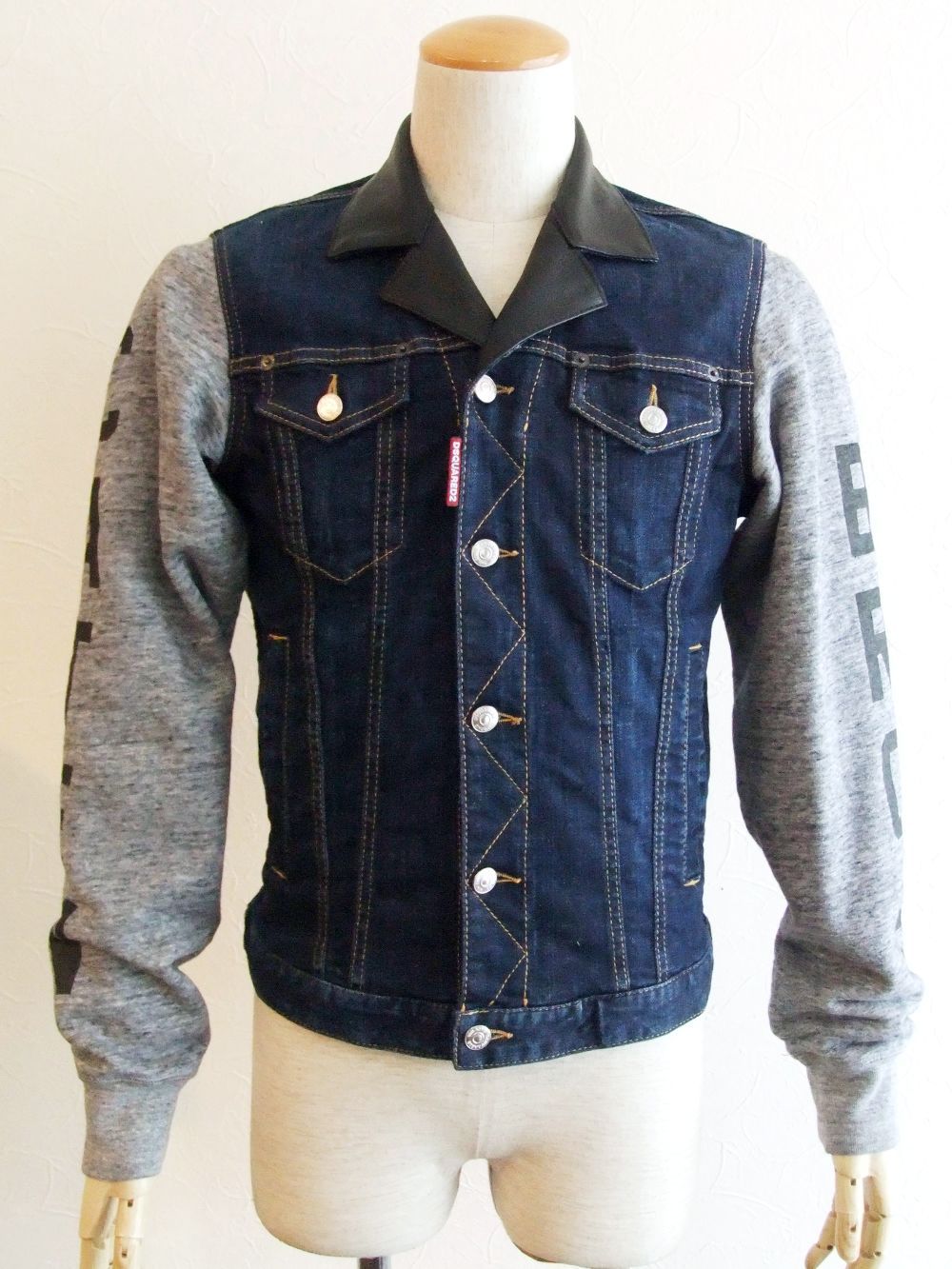 Dark Caten Bros Denim Jacket  LEATHER/SWEAT デニムジャケット  S71AN0266
