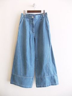 スウィッチング デザイン ワイドデニム パンツ   MM2350