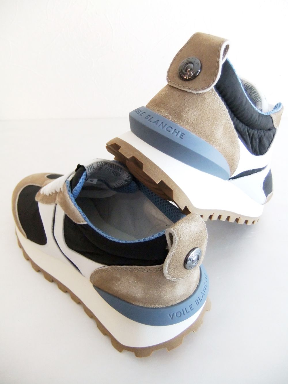 QWARK MAN   ナイロン×スエード  スニーカー  1D85