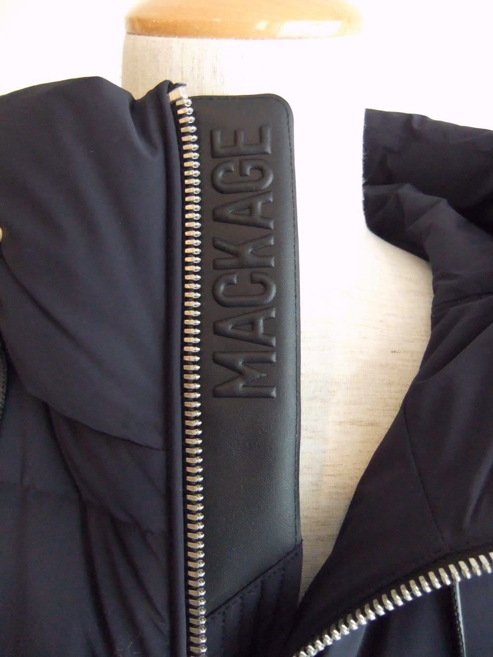 JACK-Z  (ネイビー)   撥水 ストレッチナイロン フーデッドダウンジャケット