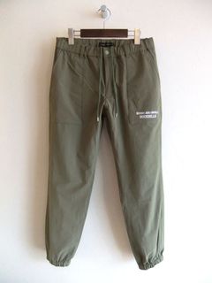RS EASY PANTS (オリーブ) リブ ナイロン 4WAY ストレッチ パンツ   RSM-24271