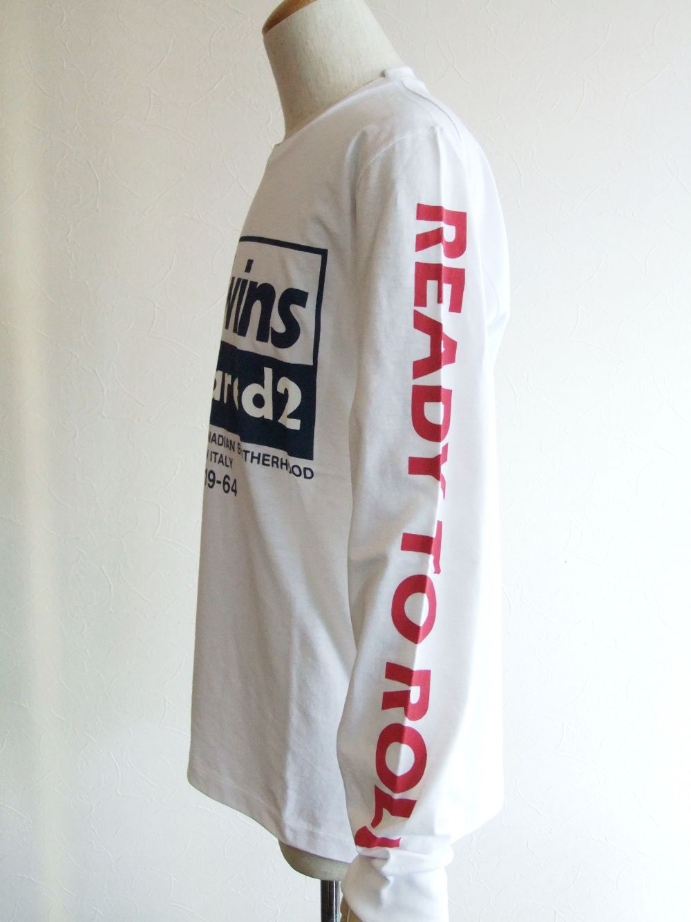 D2 Twins Long Sleeve T - Shirt  (ホワイト)  長袖Tシャツ   S74GD0869