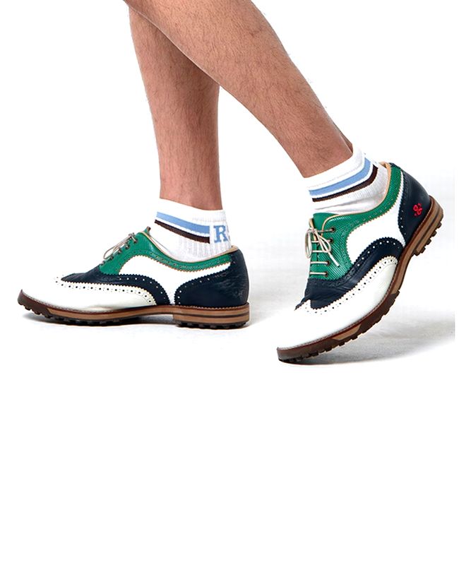 RS PICNIC SOCKS   リブソックス ( ブルー )  RS-25017