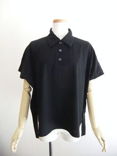 【Klassiek】 コットン ポロ Tシャツ  （ブラック）   K144305M