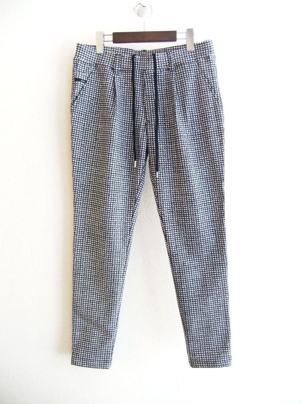 CHRIS EASY HEAT TUCK PANTS   (千鳥柄)  スラックス イージー タックパンツ