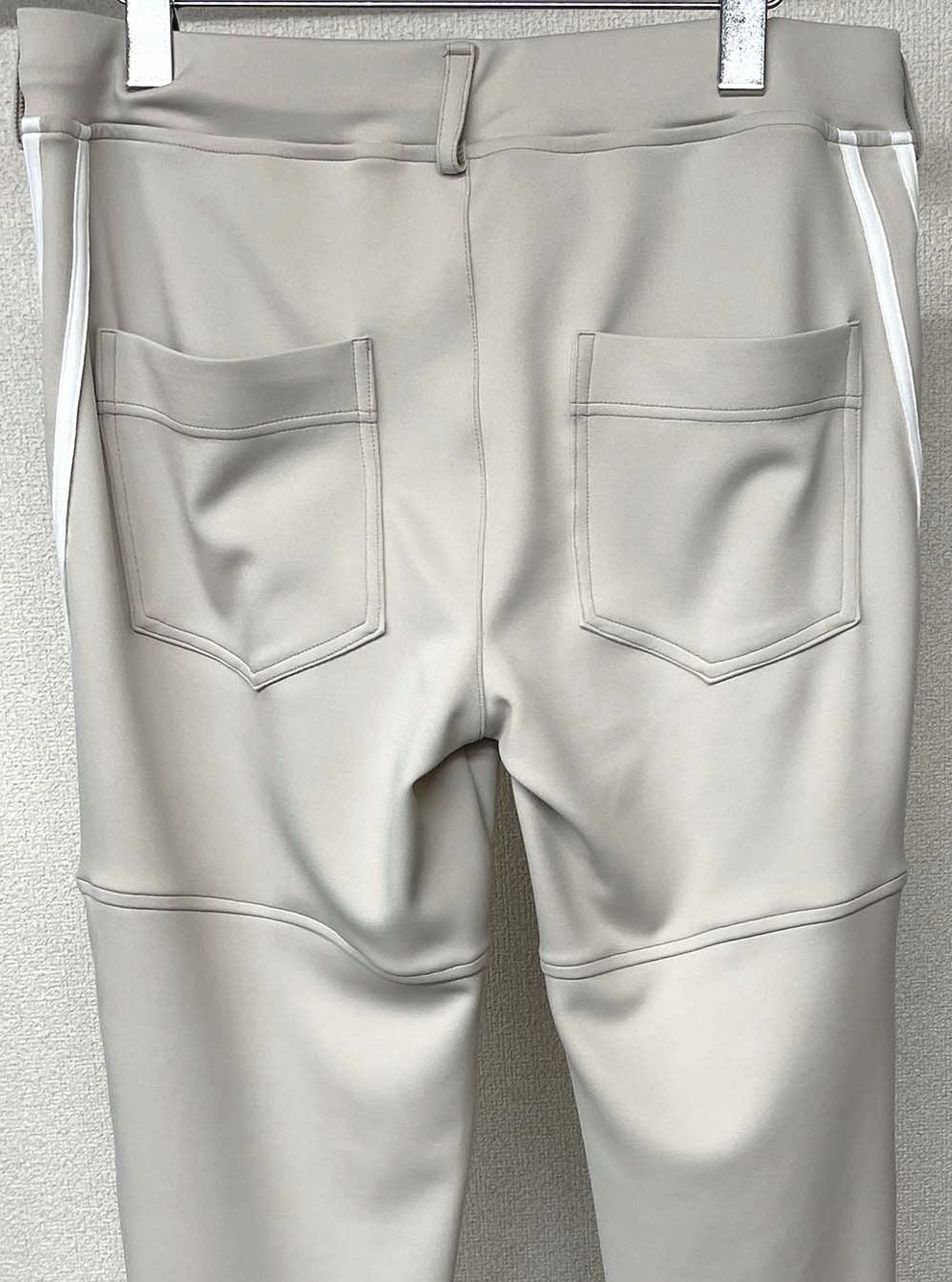 TYLER LINE  PANTS  ライン ナイロン パンツ (オフホワイト×ホワイト)