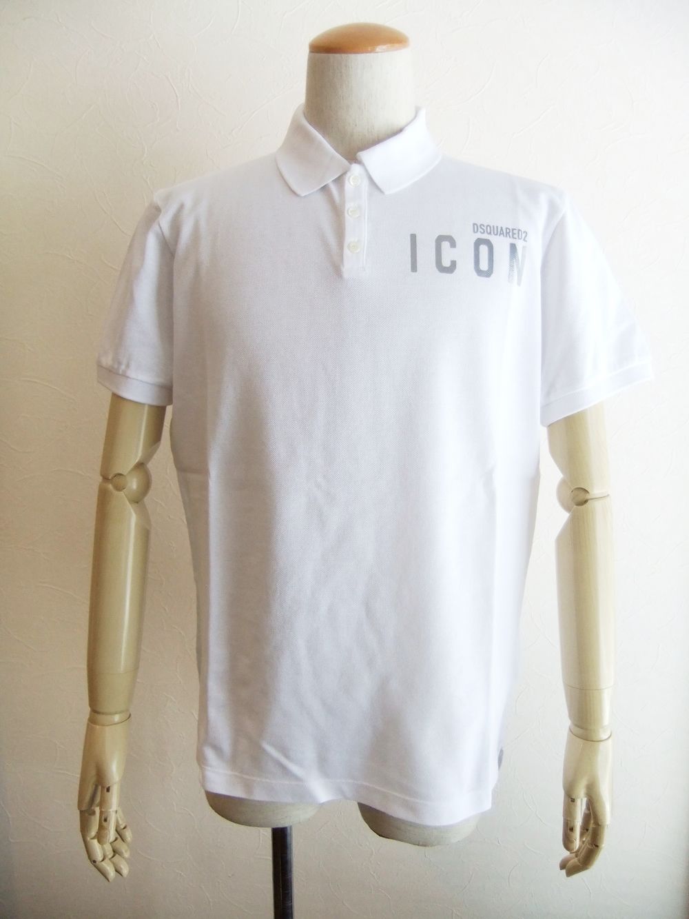 ICON ロゴプリント POLO  ( ホワイト ) S79GL0003