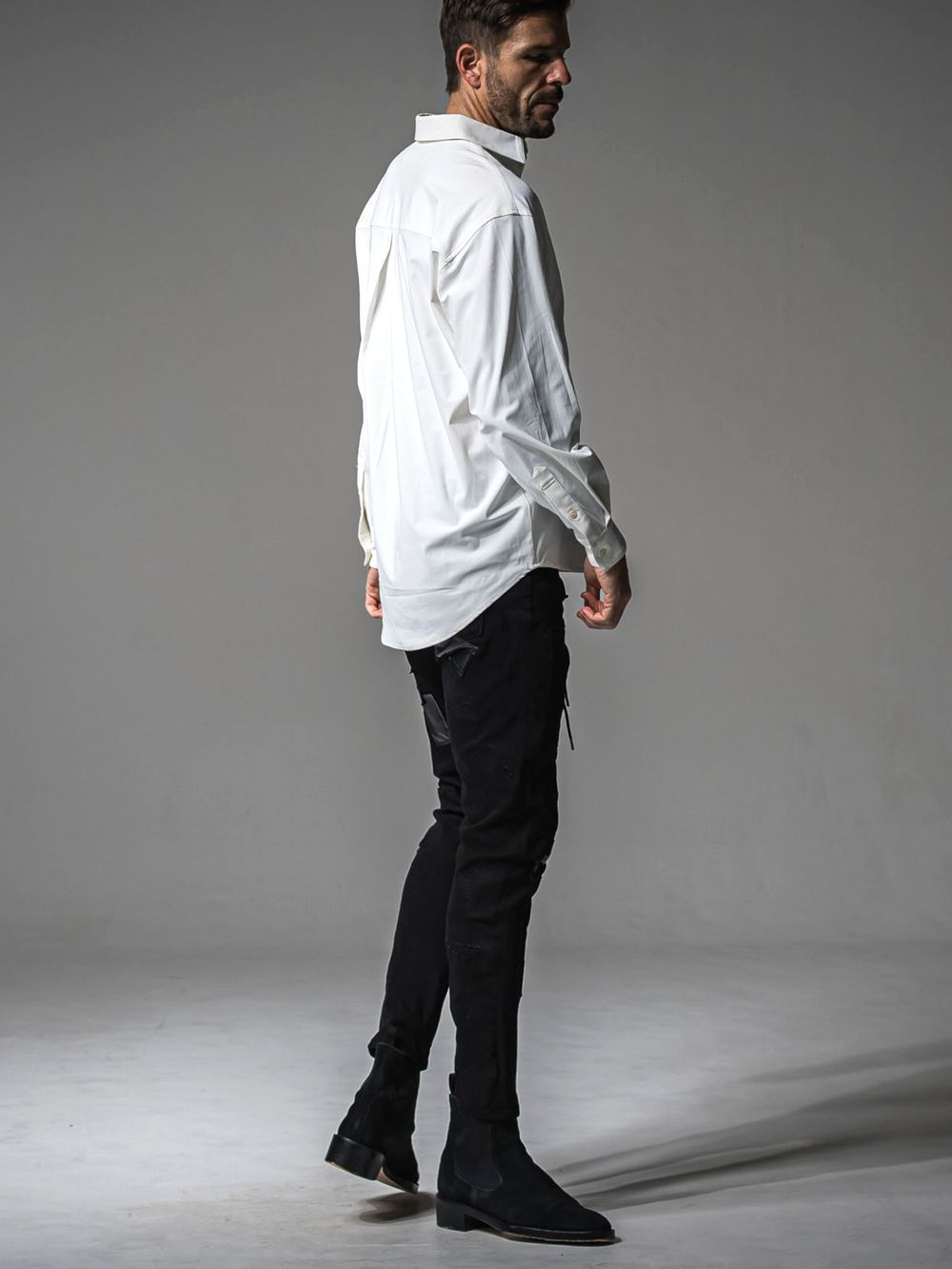 NYLON JACK SHIRTS （ホワイト）  ナイロン シャツ ジャケット