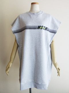 《LADIES》 ライン ロゴ入り ロング スウェット  ショートスリーブ  3245MDA06-227186