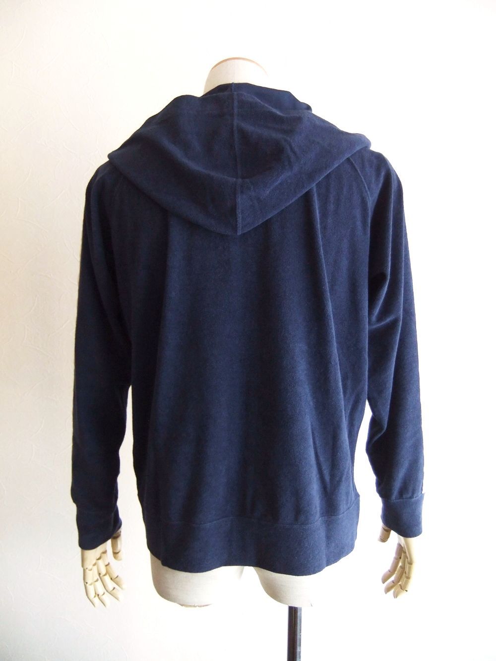 HUNTINGTON HOODIE  (ネイビー)  ロゴ入り  ZIP パーカー   RSM-24054