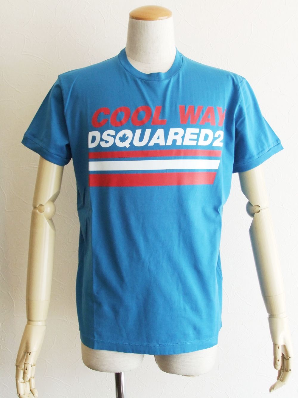 D2 COOL WAY   ロゴプリント T-SHIRT ( BLUE )   S74GD0656