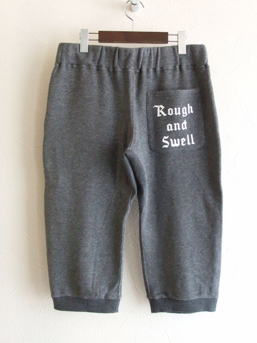 THREE QUARTER SHORTS (チャコールグレー)  ハーフ スウェットパンツ   RSM-22056