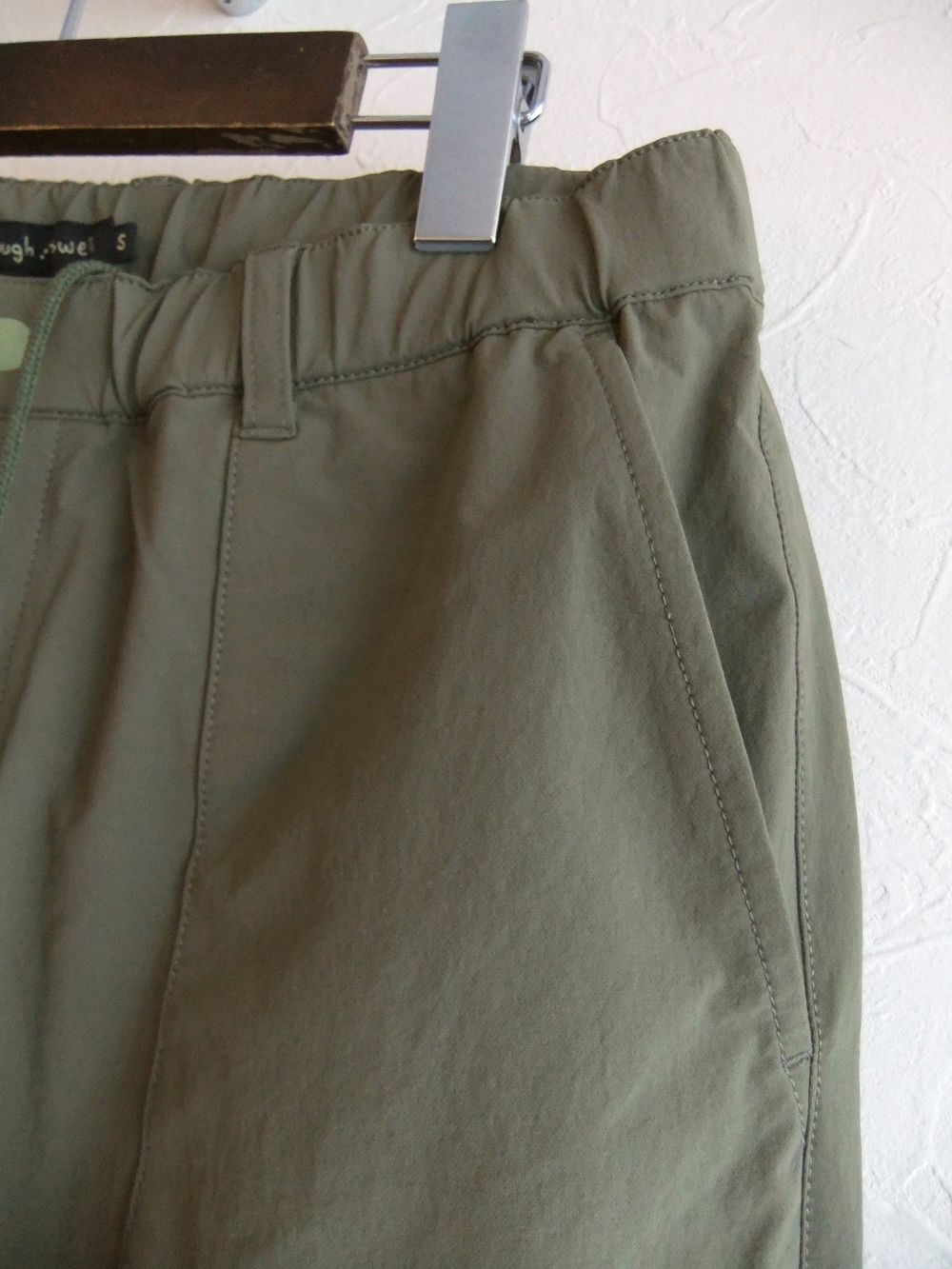 RS EASY PANTS (オリーブ) リブ ナイロン 4WAY ストレッチ パンツ   RSM-24271