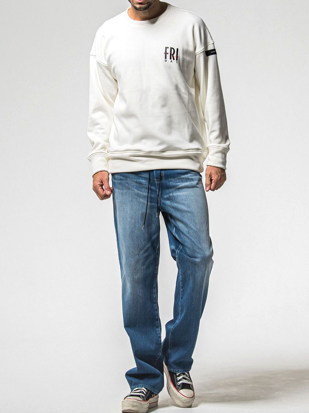 KING DENIM JERSEY    セミワイド ジャージーンズ