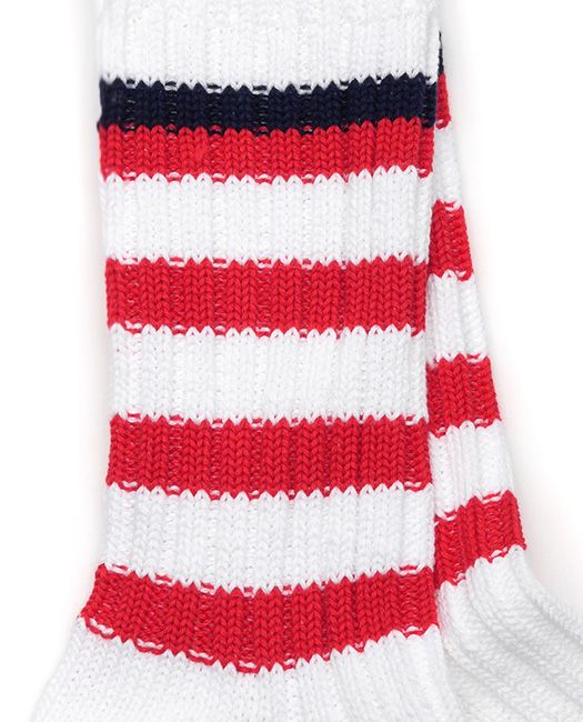 ZEBRA SOCKS   リブソックス ( レッド )