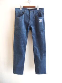 HIGHLANDS PANTS  (ブルー) コットンストレッチ コーデュロイ 5Pパンツ   RSM-25267
