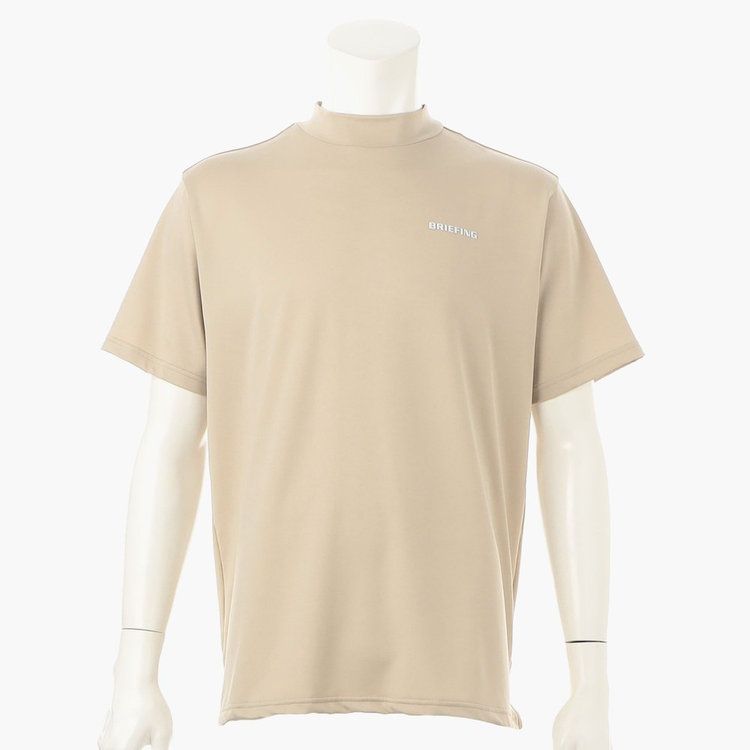 BRIEFING GOLF - MENS BACK LOGO LINE HIGH NECK RELAXED FIT 