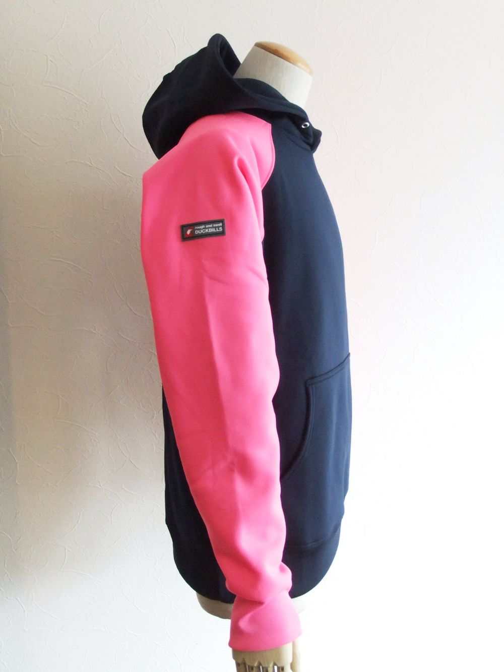 NEON ARM HOODIE ロゴ入りフーディ ( ピンク ) RSM-20206 - S