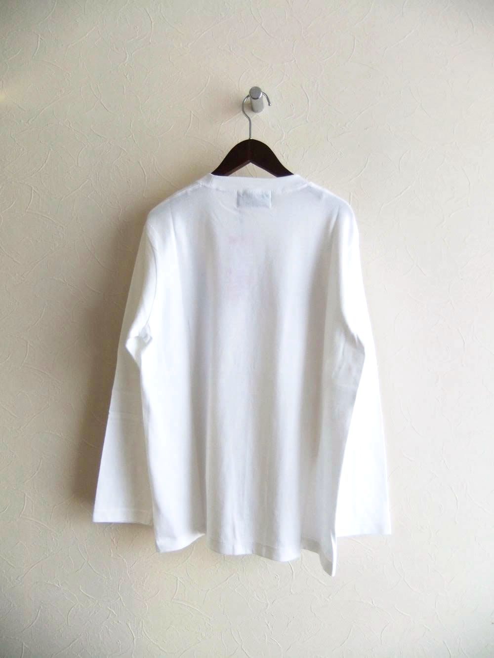 【MICALLE MICALLE Account】 HOMMAGE SIAMESE CAT NO5 LONG SLEEVE TEE  ロゴ T-SHIRT   MAF108TEC