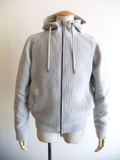 RESORT INFINITY MIX KNIT & REV PONENTE  リバーシブル ニット フーディーブルゾン
