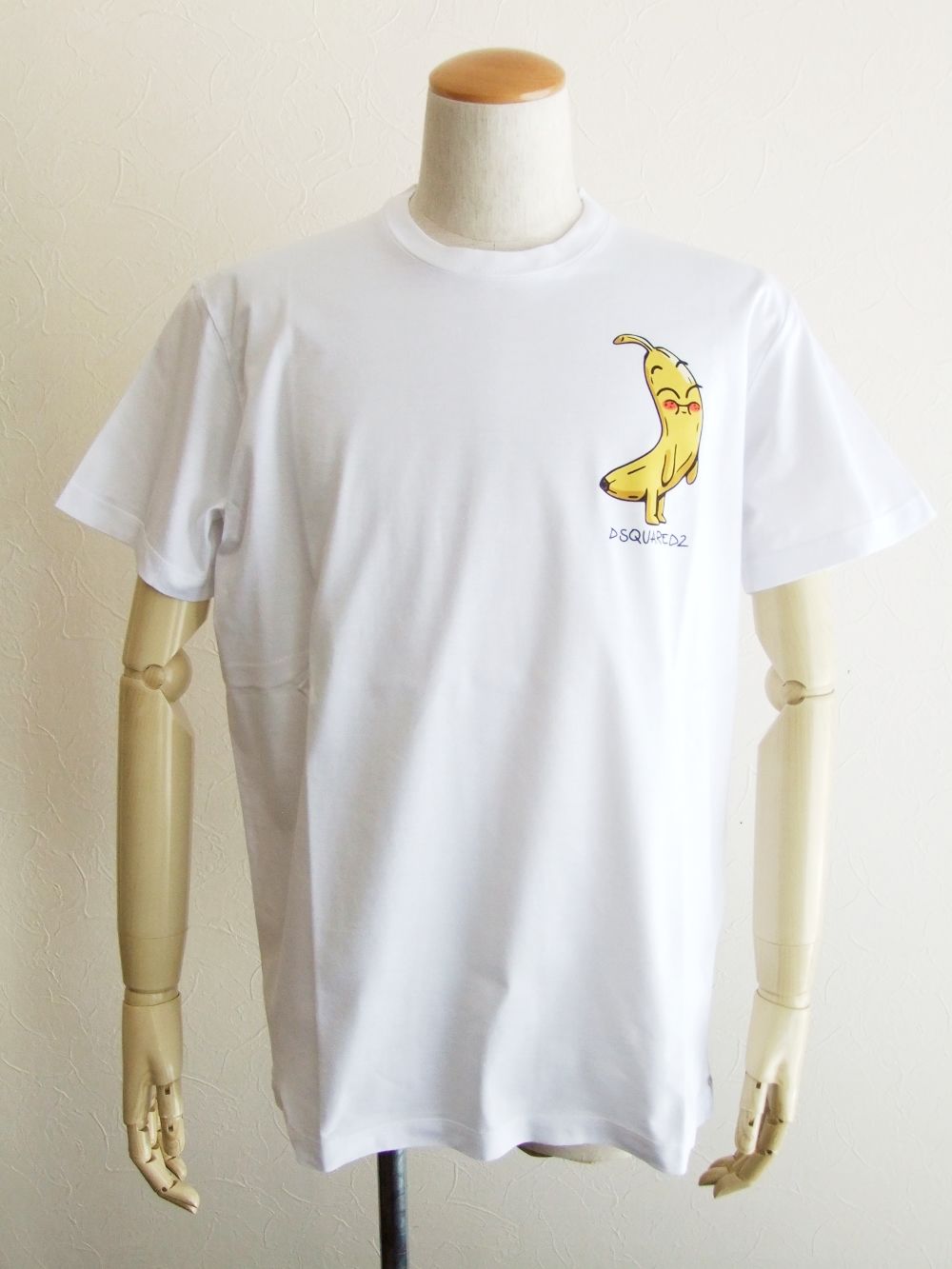 Dsquared2 - BANANA CIGAR T-SHIRT ロゴプリント T-SHIRT (ホワイト