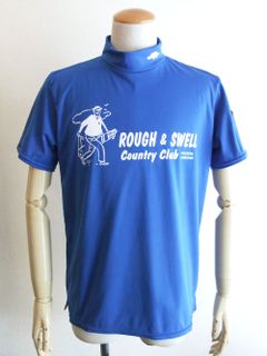 COUNTRY CLUB MOCK  (ブルー) モックネック 半袖ポロシャツ RSM-22043