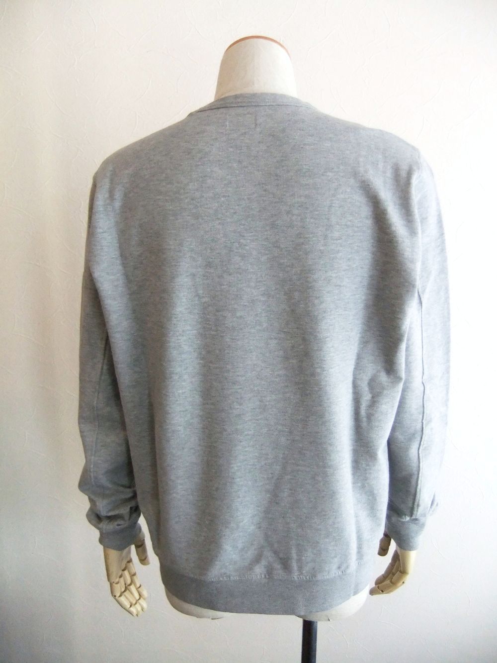 LIGHT FLEECE SWEATSHIRT  (グレー) クルーネック スウェットシャツ