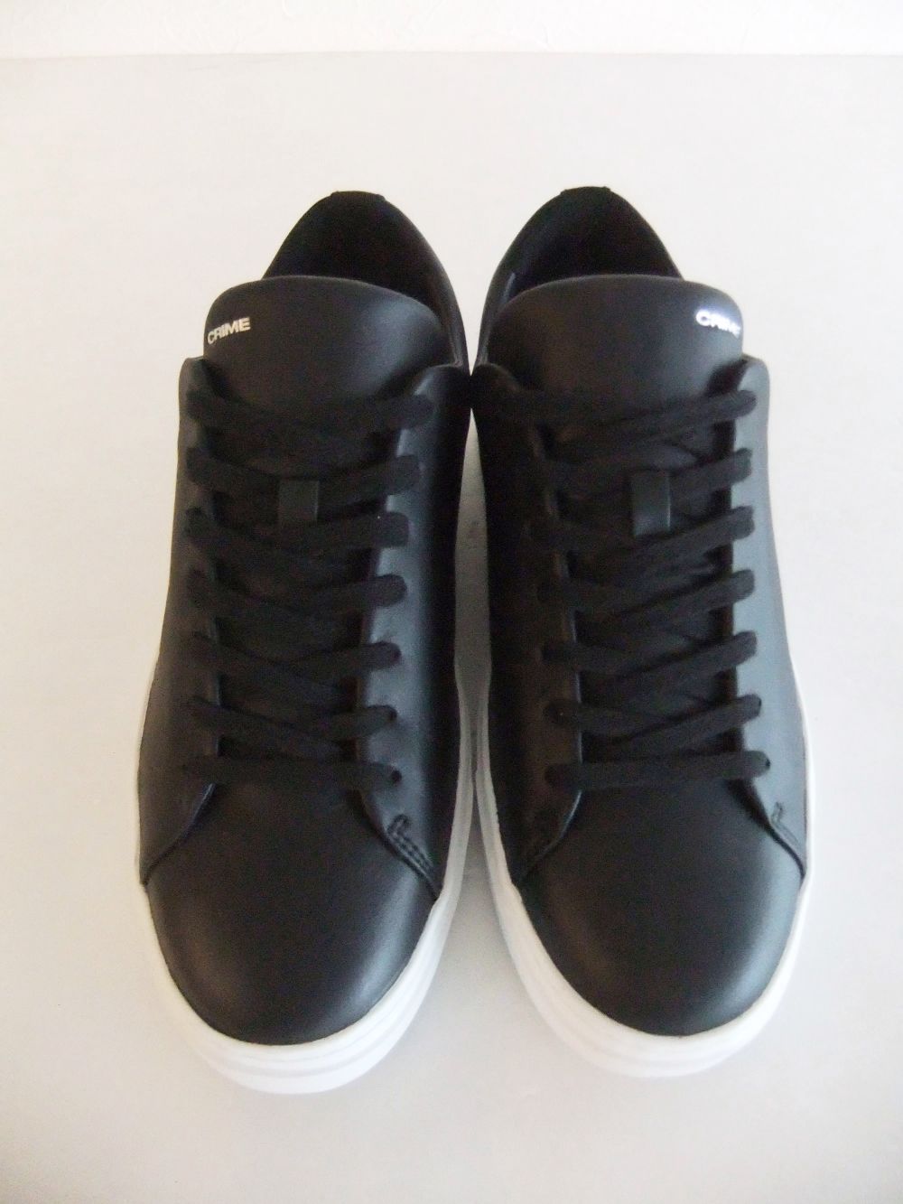 【MENS】 MINIMAI  RAW CUT (ブラック)   レザースニーカー