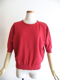 【jeune】 リバティプリント × コットンニット プルオーバー   J150701M