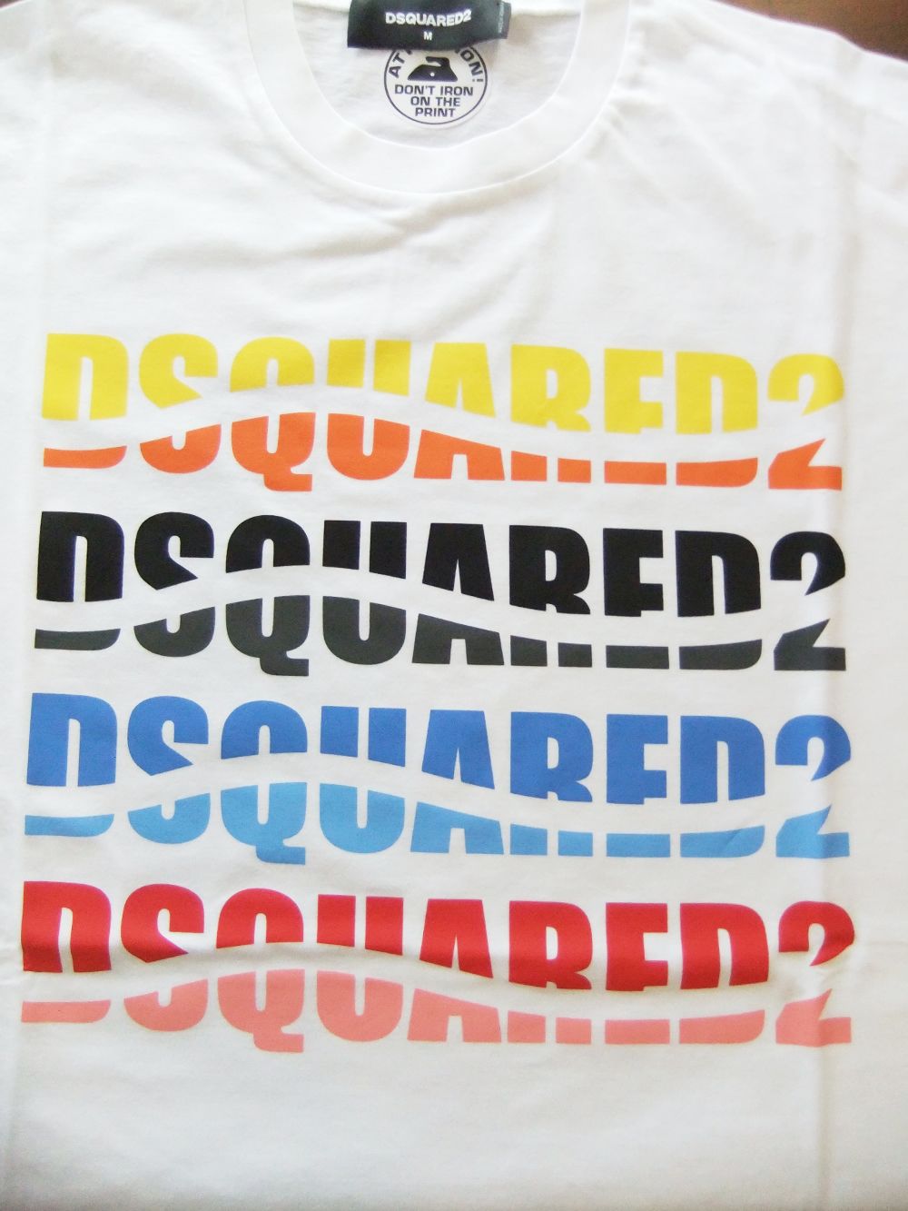 Dsquared2 - D2 COLOR WAVE COOL T-SHIRT （ホワイト） ロゴプリント T