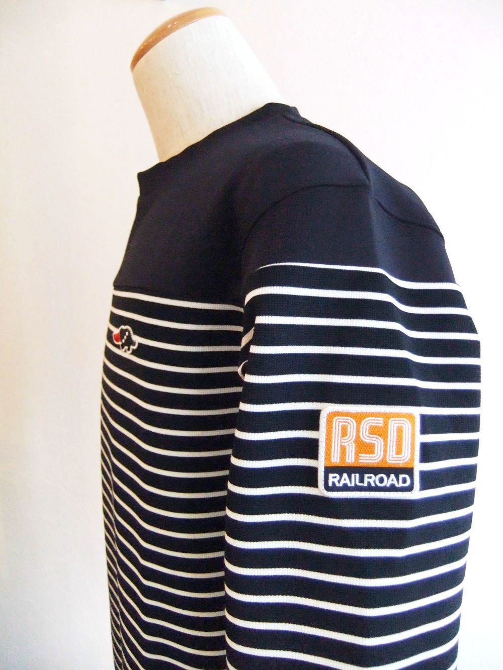PABLO SWEAT  ボーダー柄スウェットシャツ ( ネイビー )  RSM-22215