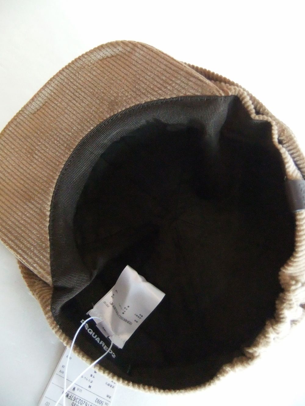 HATTITUDE NEWSBOY CAP  (ベージュ) コーデュロイ ハンチング