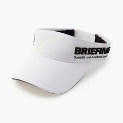 MENS ROUND LOGO VISOR （ホワイト） ロゴ バイザー