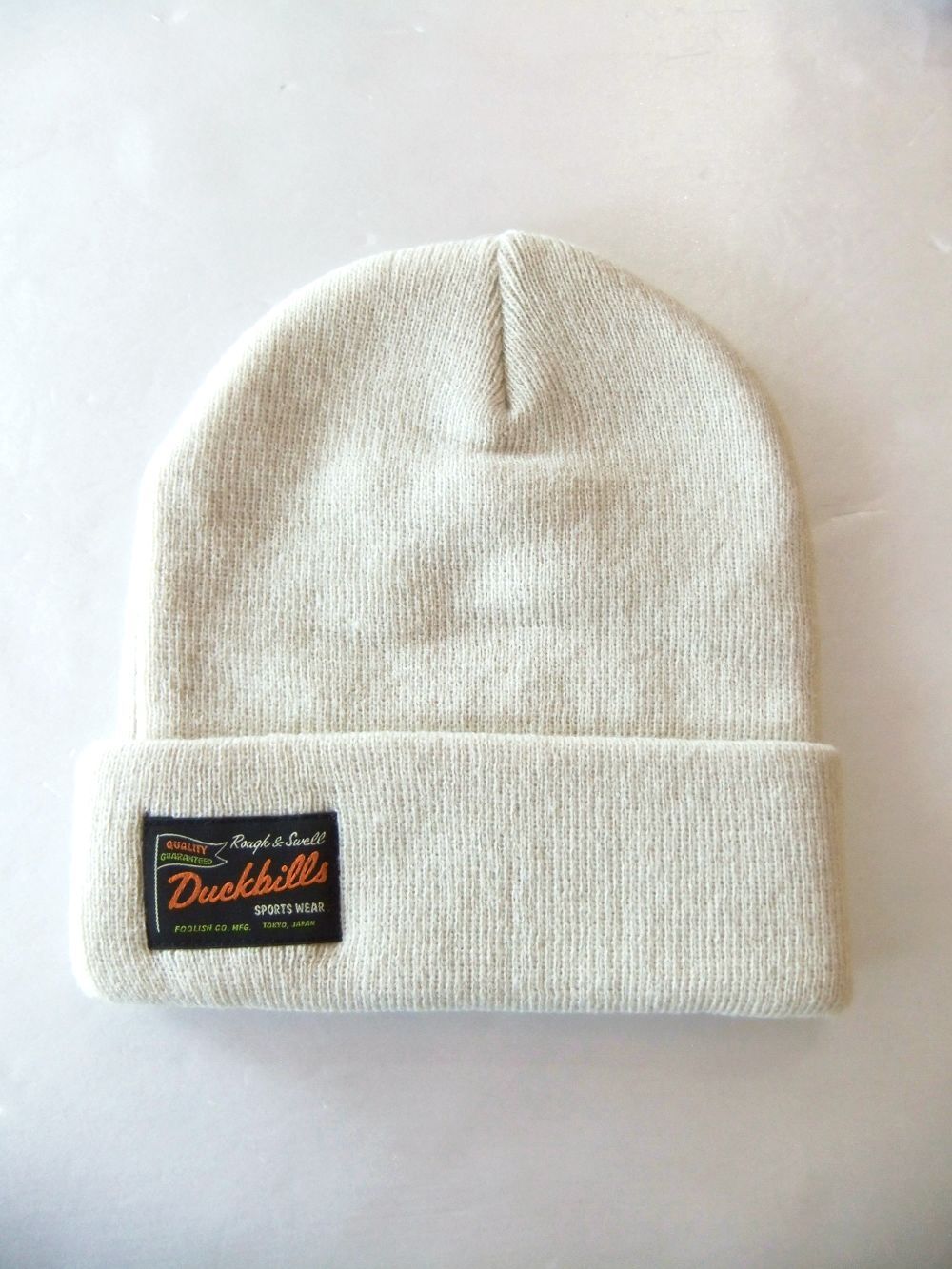 OXFORD BEANIE   (アイボリー)  ロゴニットキャップ    RSA-22204