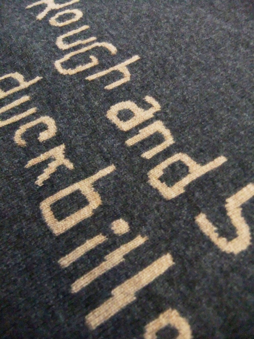 DUCKBILL CREW NECK  12G クルーネックニット (チャコールグレー)  RSM-22279