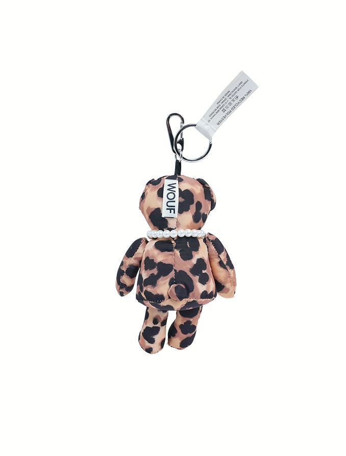バッグ チャーム 【WOUF】 Feline Bear Charm （レオパード） CH250006