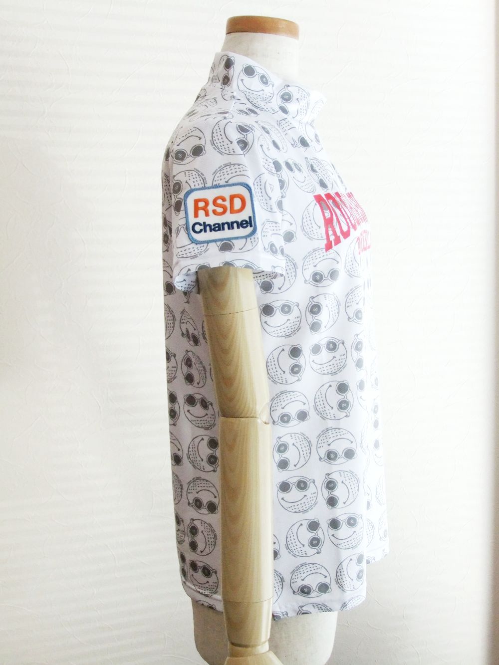 【LADIES】BAD BALL MOCK.W   メガネボール柄 半袖ポロ   RSL-22021