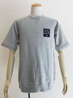 NAVY PATCH S.S.S.   半袖スウェット ( グレー )  RSM-21052