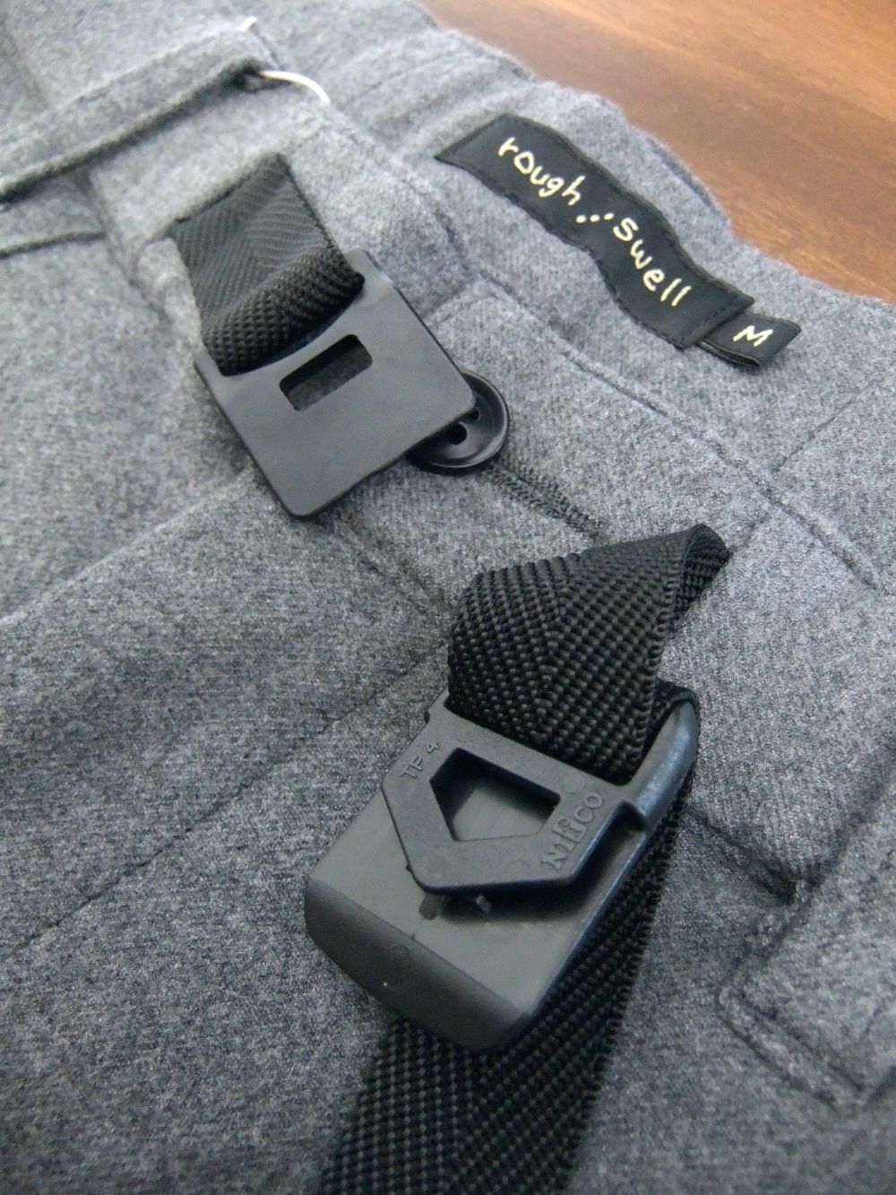 MOORE 2    ストレッチ 起毛パンツ  (グレー)  RSM-20266