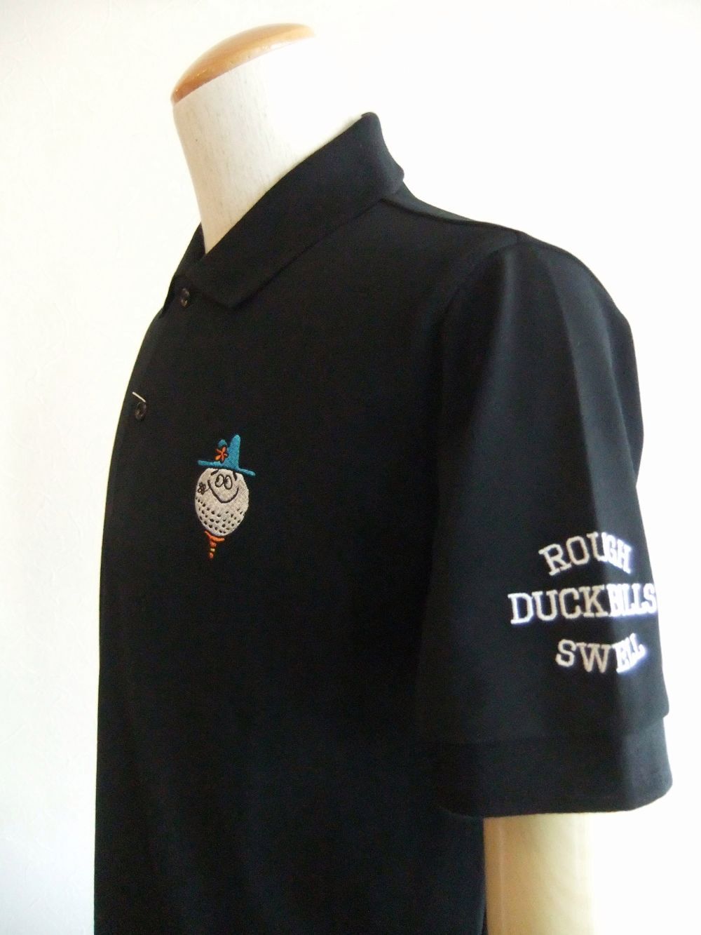 Mr. BOGEY POLO  (ブラック)   半袖B.D.ポロ  RSM-25018