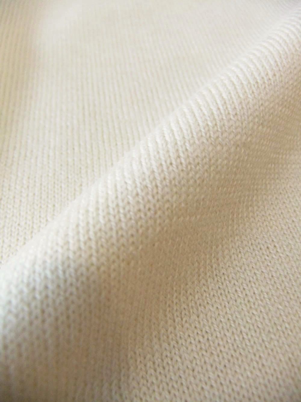 12G ウール モックネック ニット  (オフホワイト)