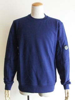 DIAGONAL RAISED FLEECE  SWEATSHIRT  (ネイビー) クルーネック スウェットシャツ