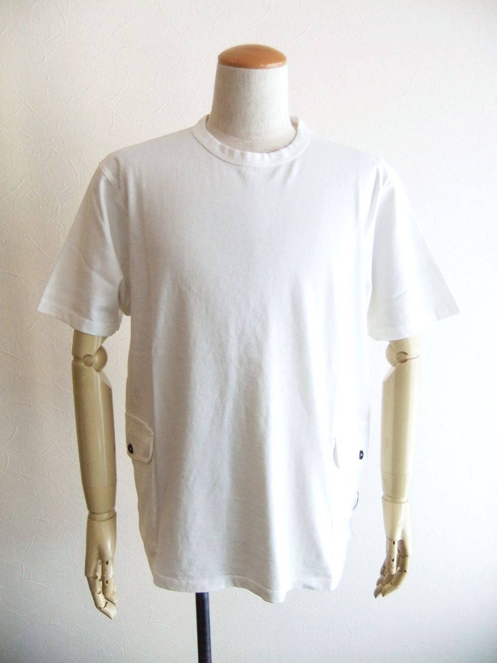 C.P. COMPANY - 20/1 JERSEY SIDE POCKETS T-SHIRT （ホワイト