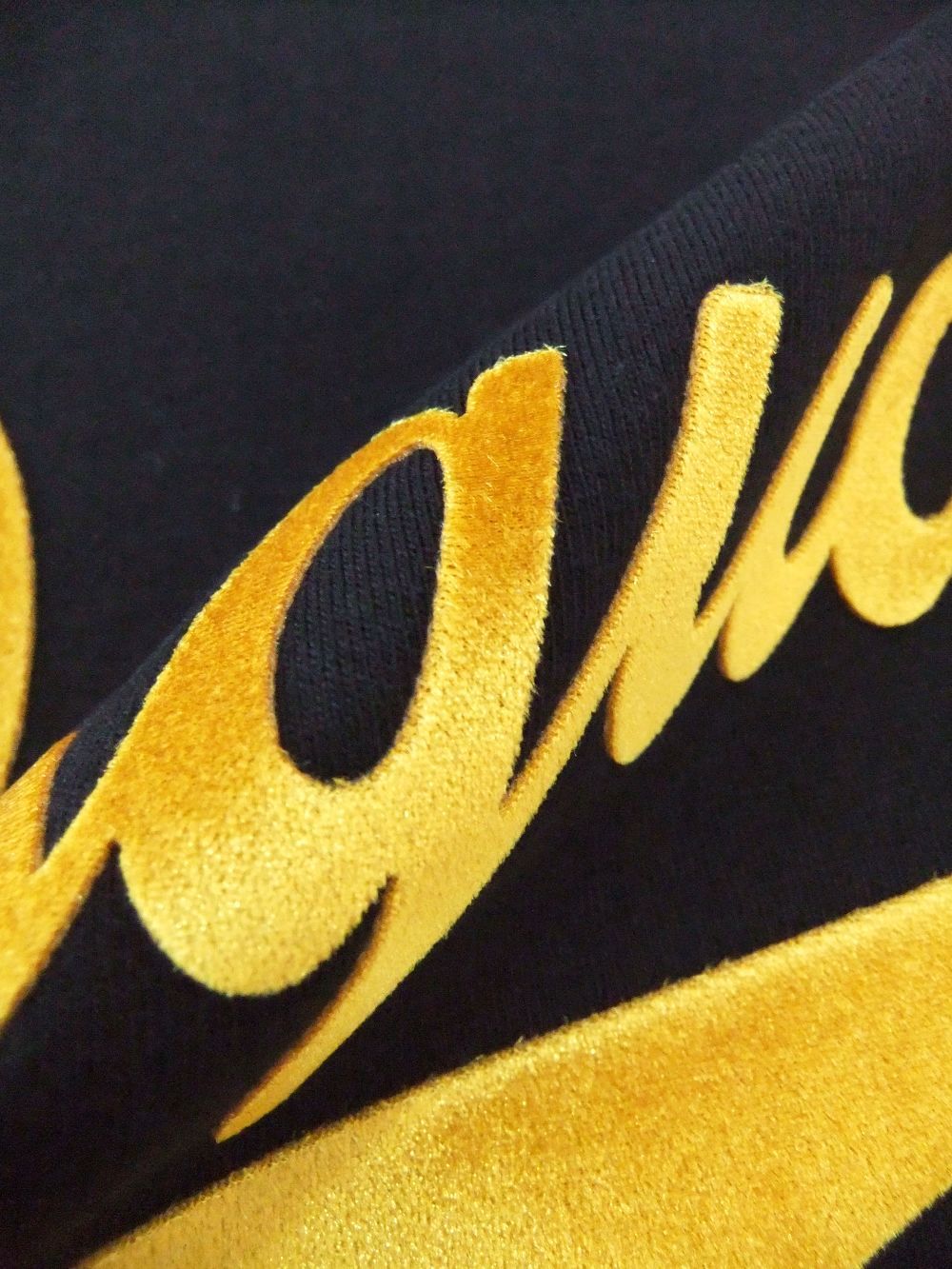 【DSQUARED2】Cool Fit Velvet ロゴ入りTシャツ（ブラック） Dsquared2 - COOL FIT VELVET LOGO T-SHIRT (ブラック) ロゴ