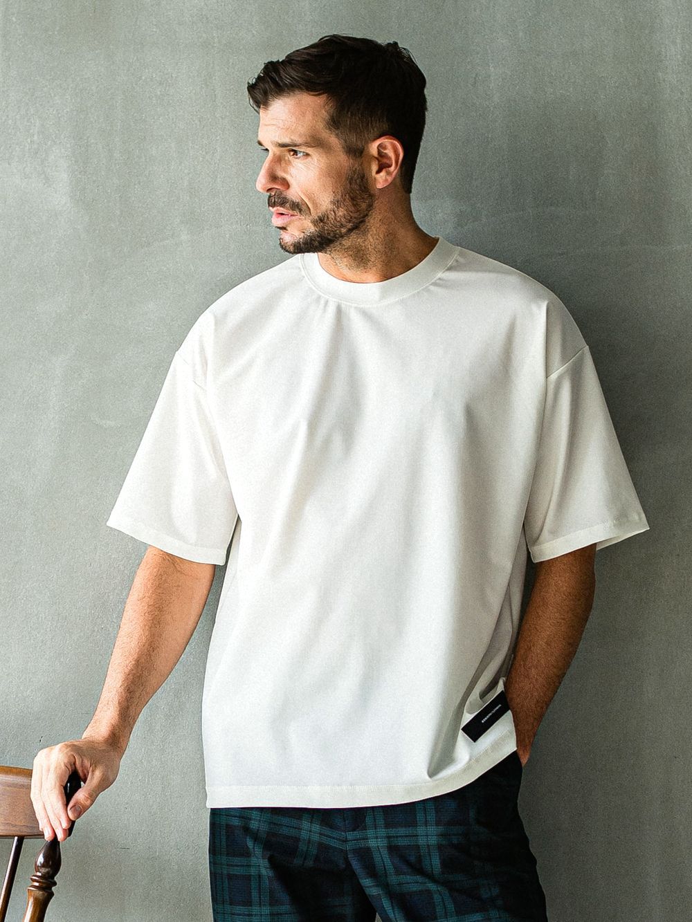 OX JERSEY OVER TEE  (ホワイト)   オックス ジャージー オーバーTシャツ